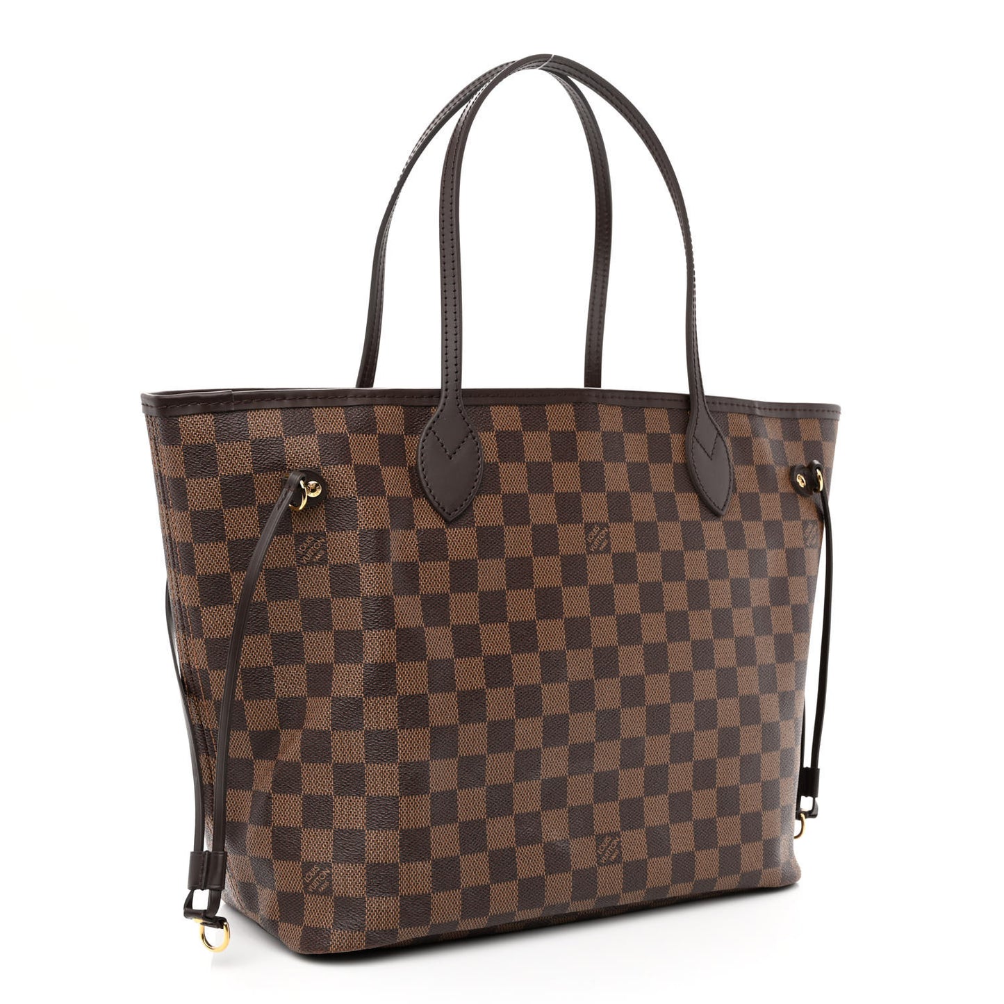 Damier Ebene Neo Neverfull MM Rose Ballerine