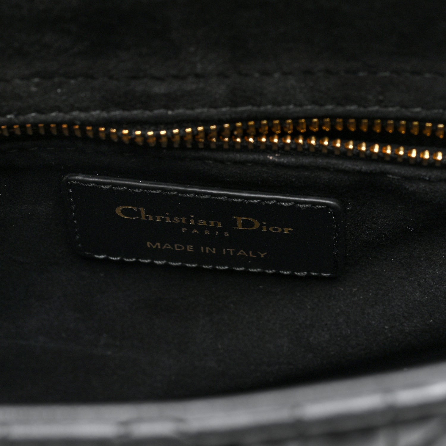 Christian Dior Lambskin Cannage Small My ABCDior Lady Dior Black 6 of 9