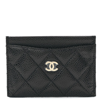 Chanel Caviar Quilted Card Holder Black 1 of 13
