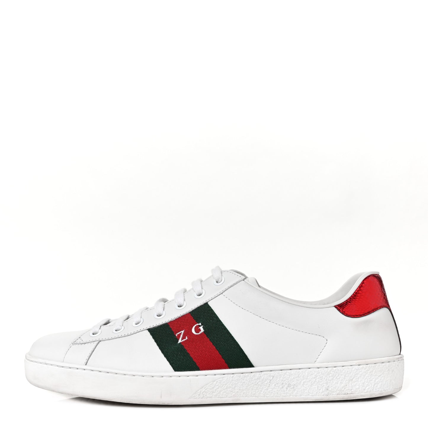 Calfskin Ayers Web Mens Ace Sneakers 10.5 White Green