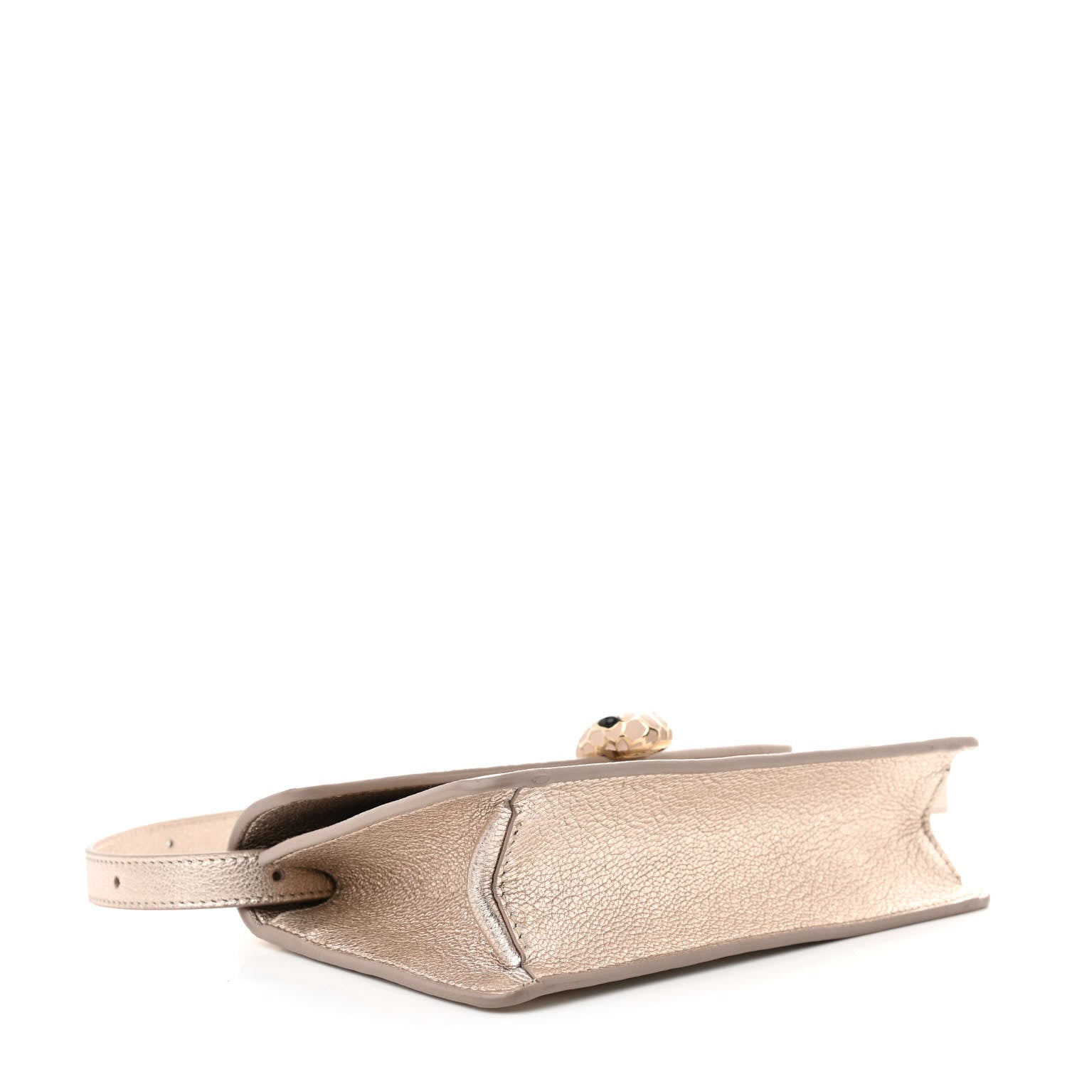 Bulgari Calfskin Serpenti Forever Belt Bag Gold 4 of 10