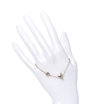 Louis Vuitton LV And Me Strass Letter Y Bracelet Gold 2 of 6