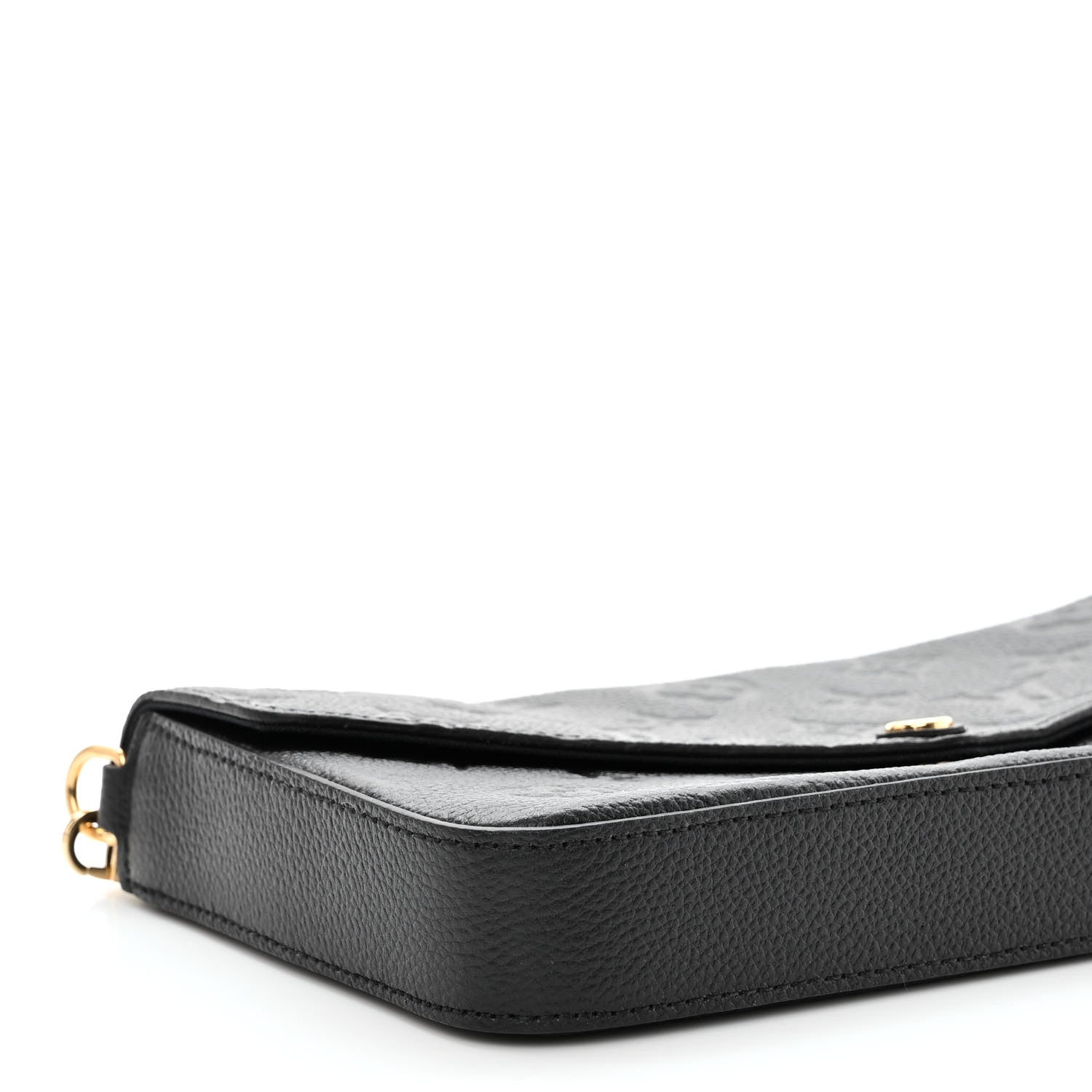 Louis Vuitton Empreinte Pochette Felicie Chain Wallet Black 9 of 10