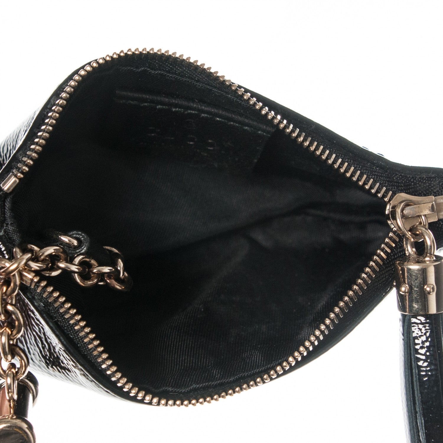 Gucci Patent Soho Key Case Black 5 of 7