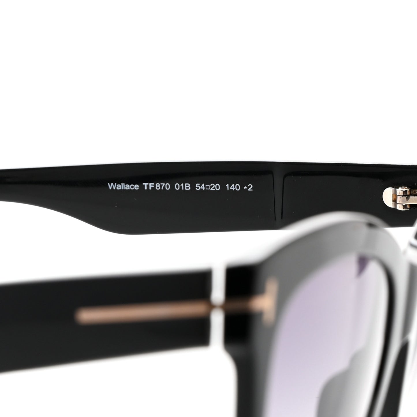 Acetate Wallace TF870 Sunglasses Black
