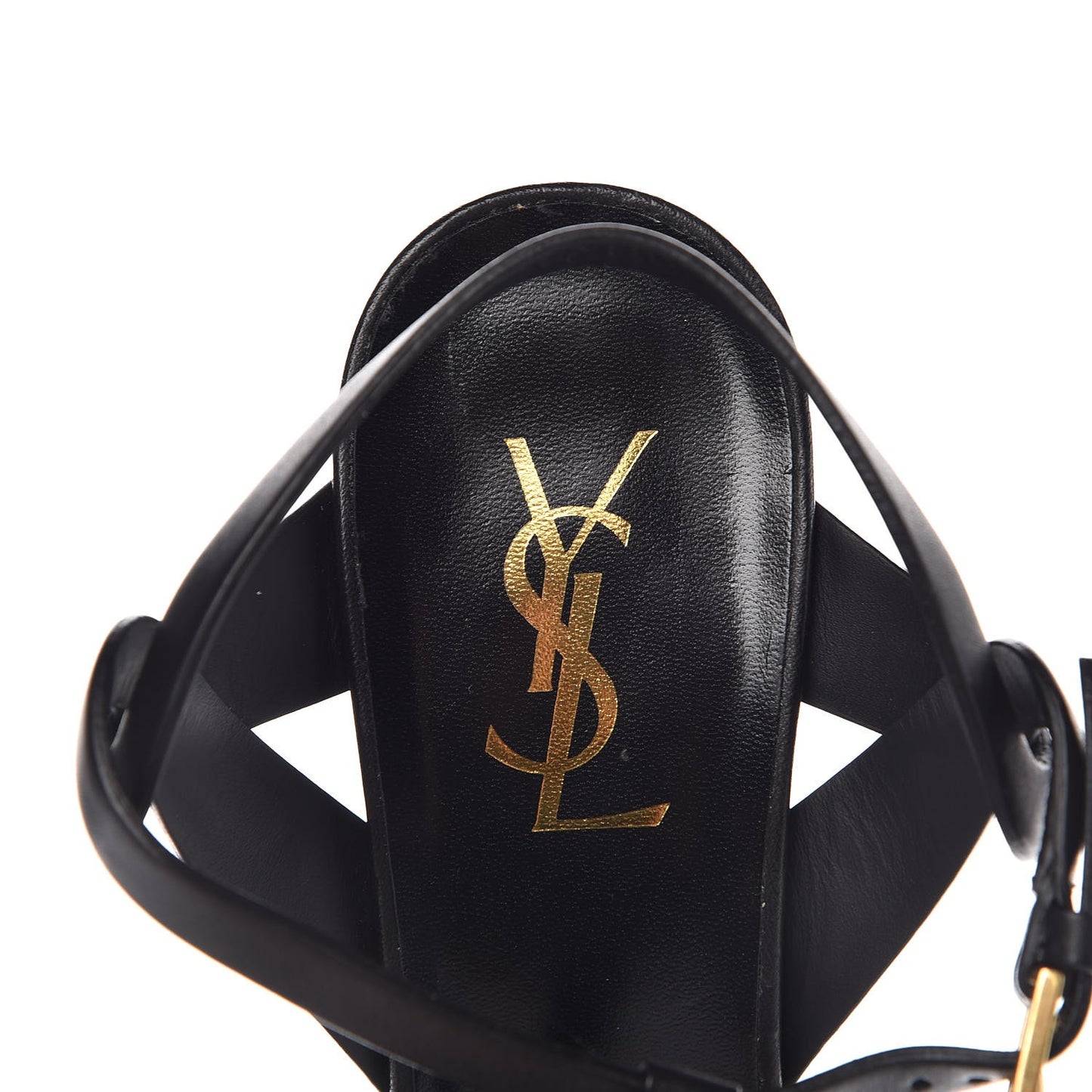 Calfskin Tribute 75 Platform Sandals 41 Black