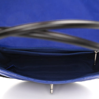 Chanel Quilted Lambskin Small Hula Hoop Flap Dark Blue 5 of 13