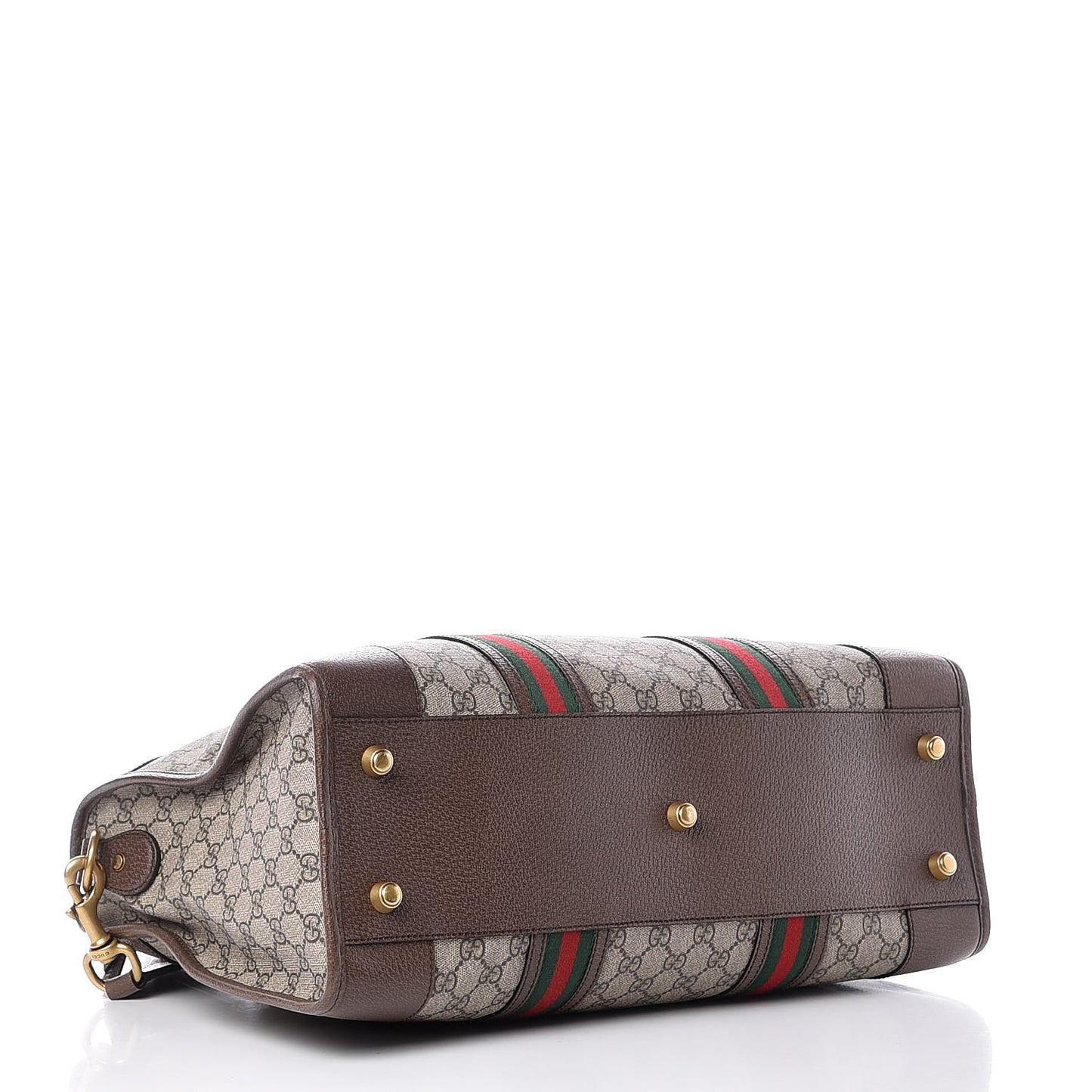 Soft GG Supreme Monogram Web Neo Vintage Duffle Bag Beige New Acero Crop