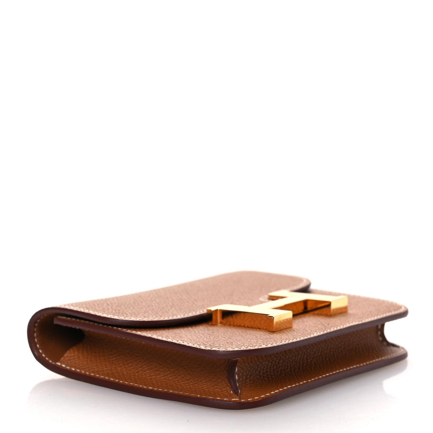 Hermes Epsom Constance Slim Wallet Gold 5 of 9