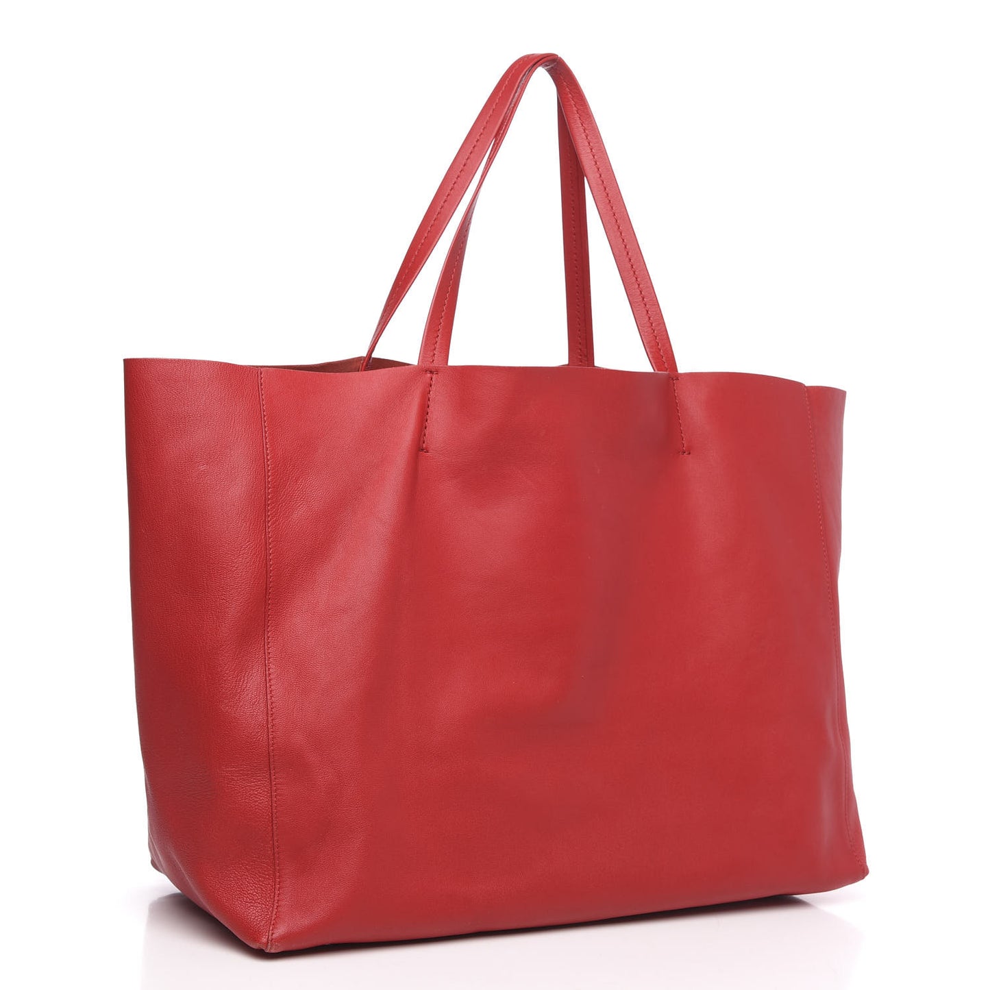 Lambskin Horizontal Cabas Magenta