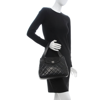 Chanel Lambskin Quilted Flap Shoulder Bag Black 2 of 9