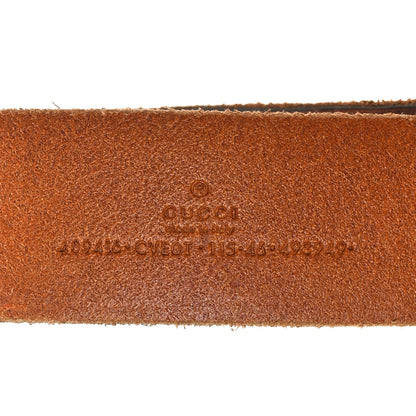 Gucci Faded Calfskin Double G 40mm Belt 115 46 Cuir 3 of 4