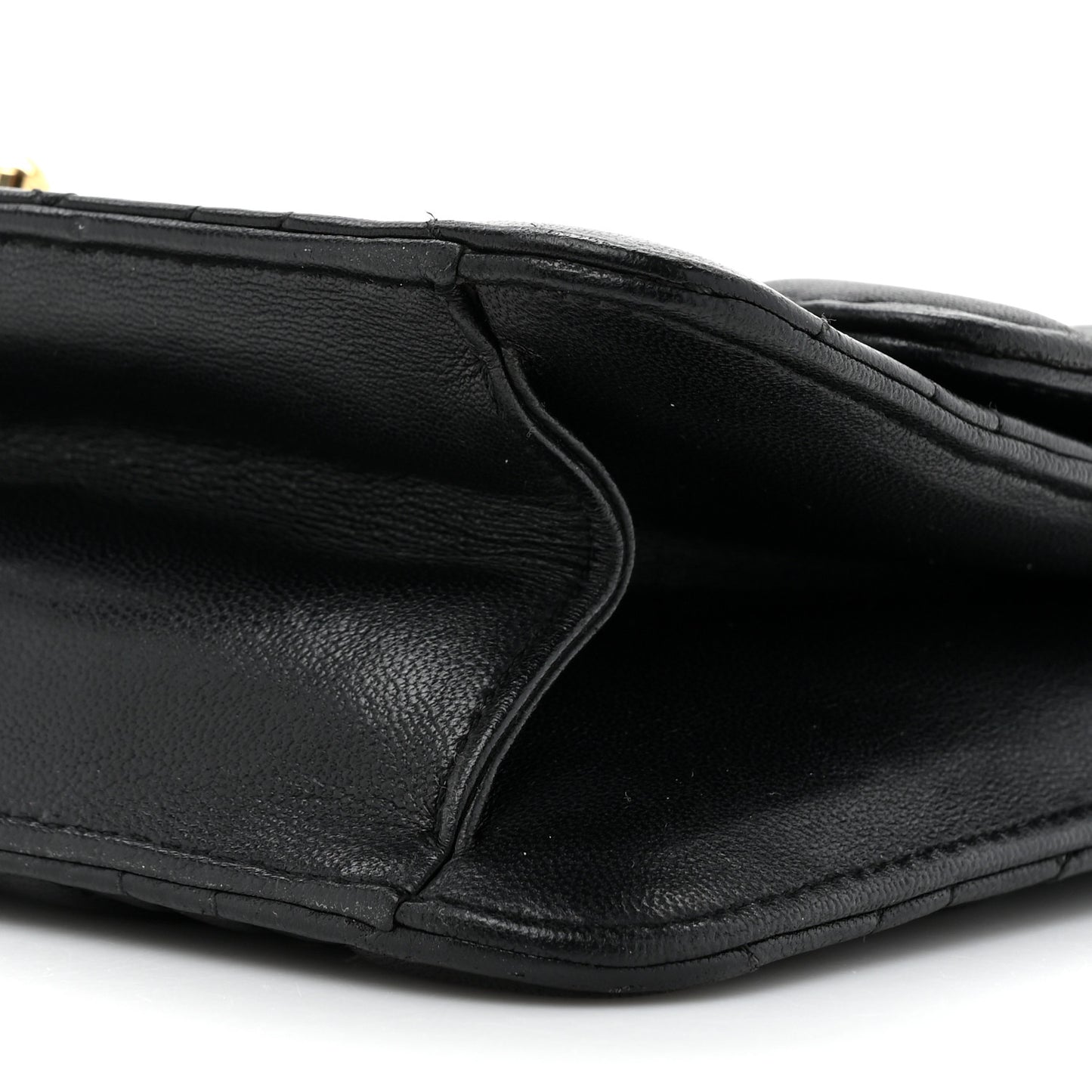 Lambskin Cannage Miss Dior Promenade Pouch Black
