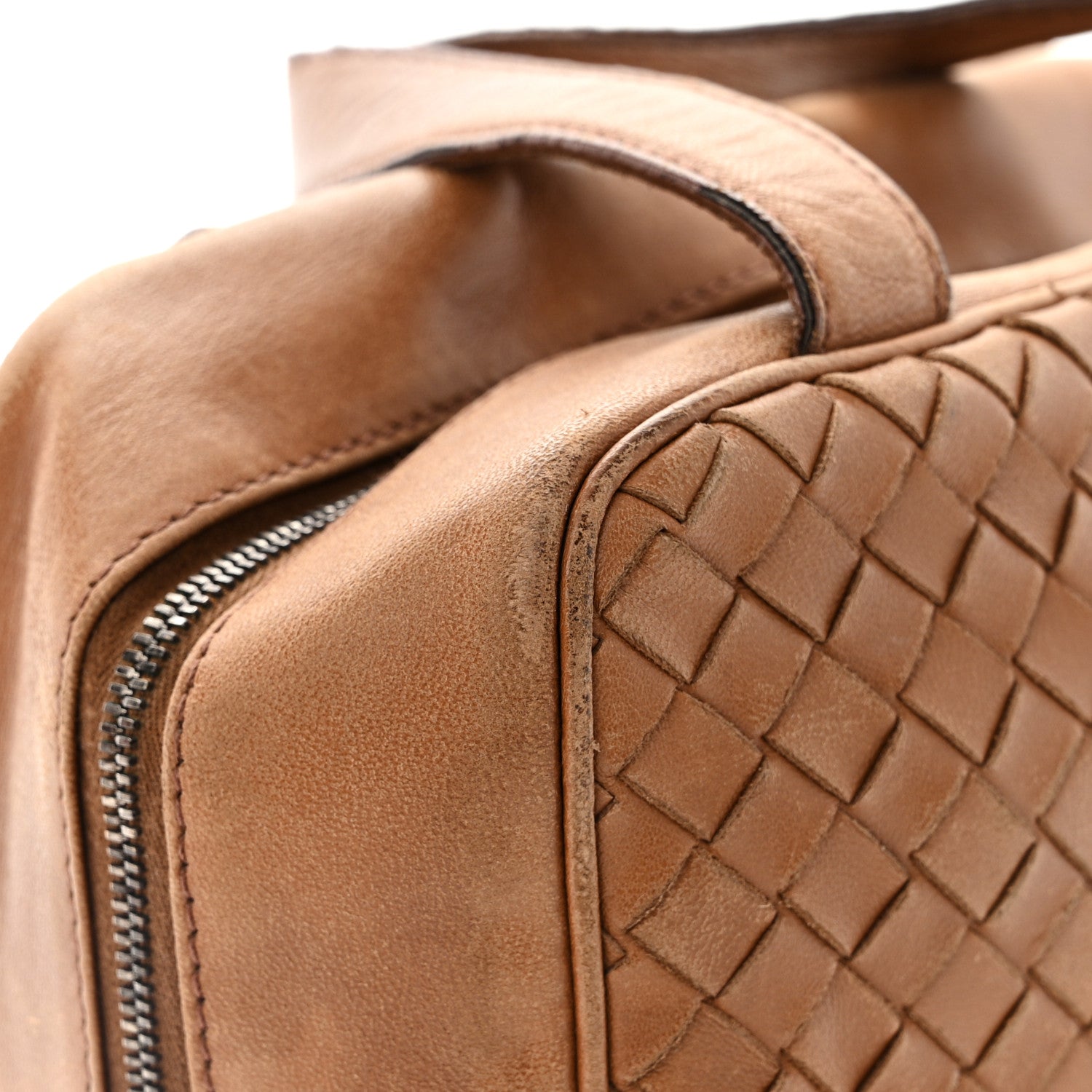 Bottega Veneta Nappa Intrecciato Cosmetic Bag Noce 17 of 17