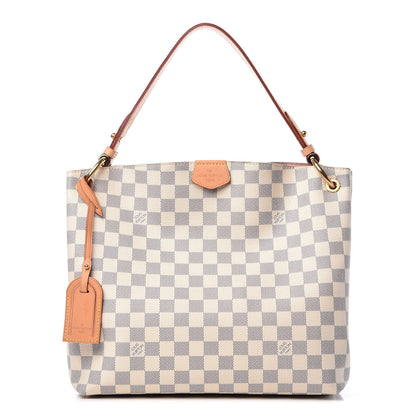 Louis Vuitton Damier Azur Graceful PM Rose Ballerine 1 of 18