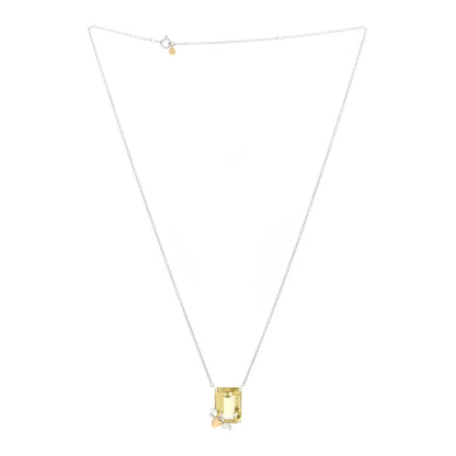 Tiffany Sterling Silver 18K Rose Gold Yellow Quartz Return to Tiffany Love Bugs Ladybug Necklace 3 of 6