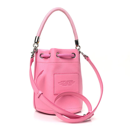 Marc Jacobs Grained Calfskin The Mini Bucket Bag Fluro Candy Pink 2 of 11