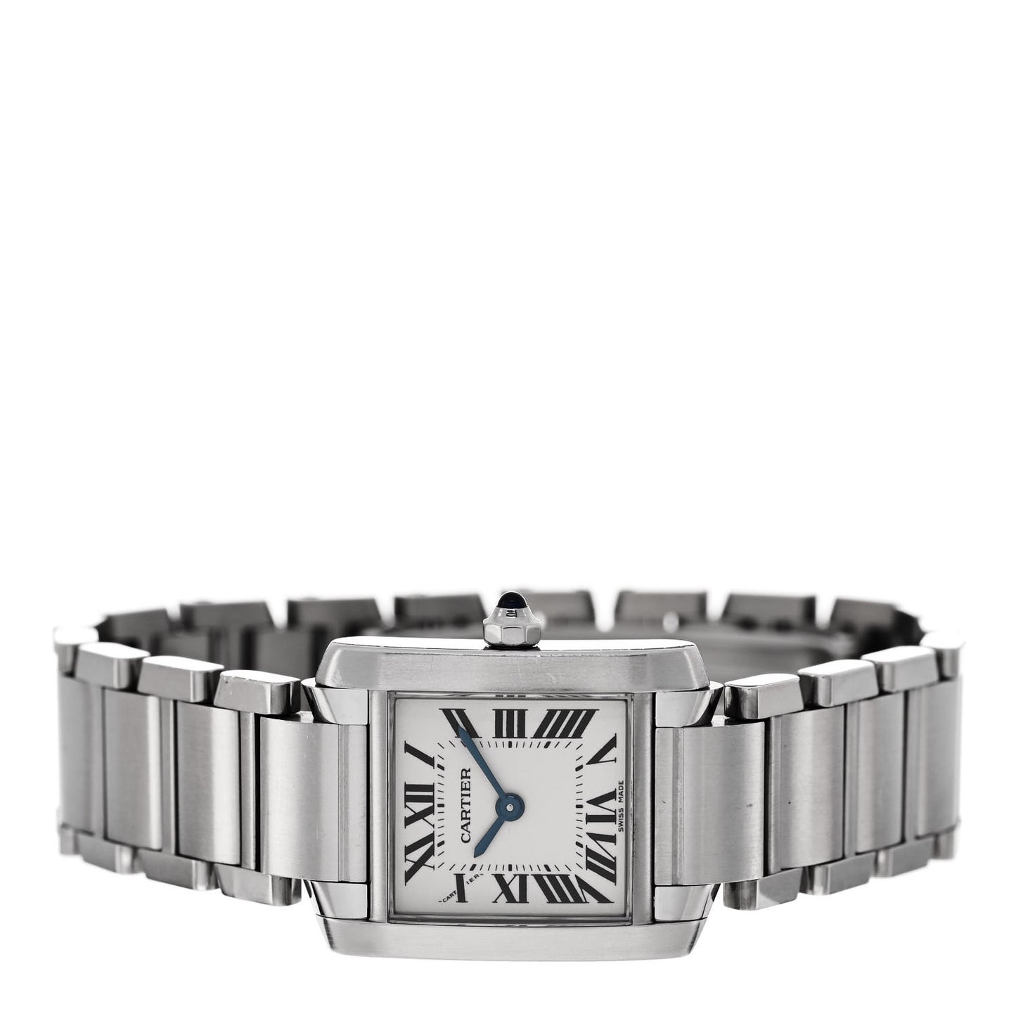 Stainless Steel 20mm Tank Francaise Quartz Watch
