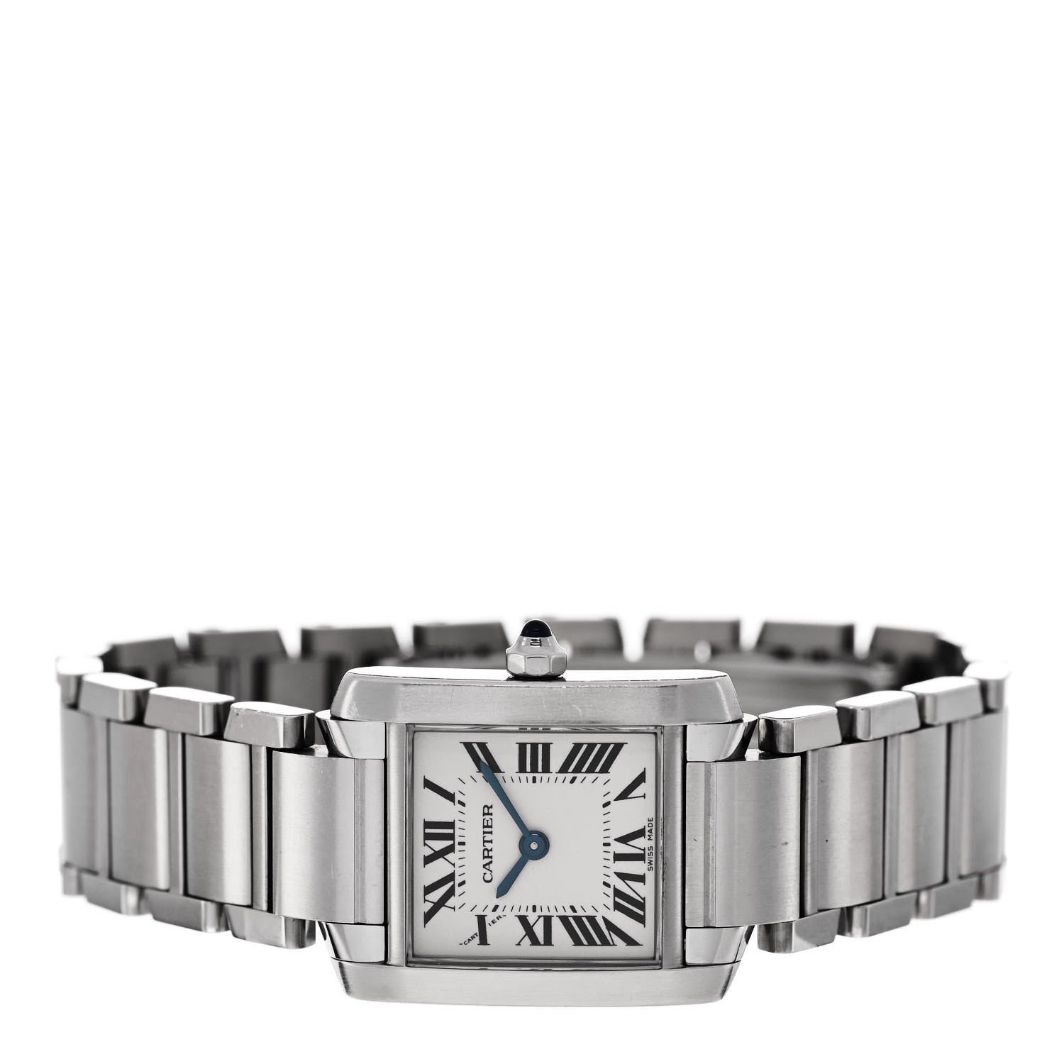 Cartier Stainless Steel 20mm Tank Francaise Quartz Watch 2 of 4