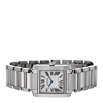 Cartier Stainless Steel 20mm Tank Francaise Quartz Watch 2 of 4