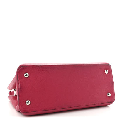 Louis Vuitton Taurillon Capucines GM Fuchsia 4 of 9