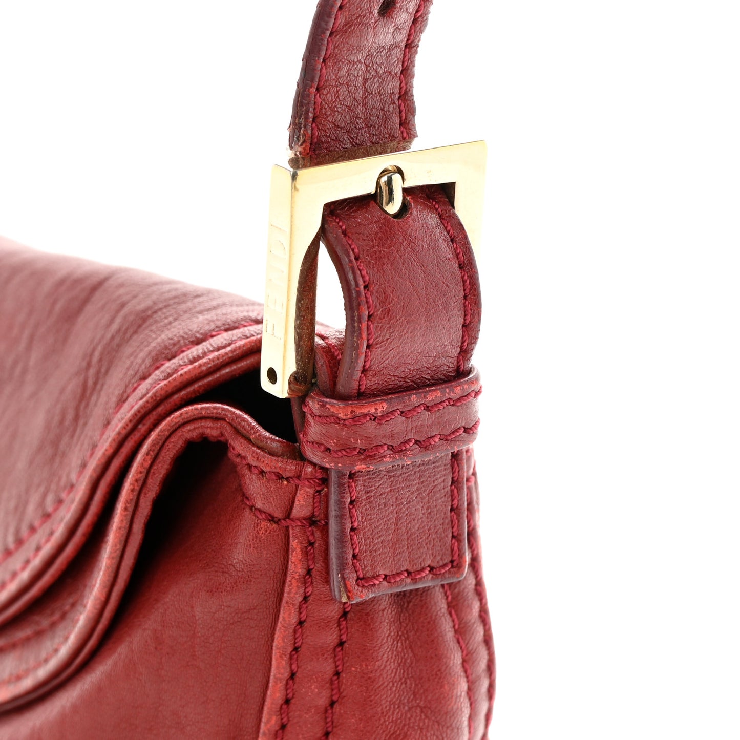 Calfskin Baguette Red