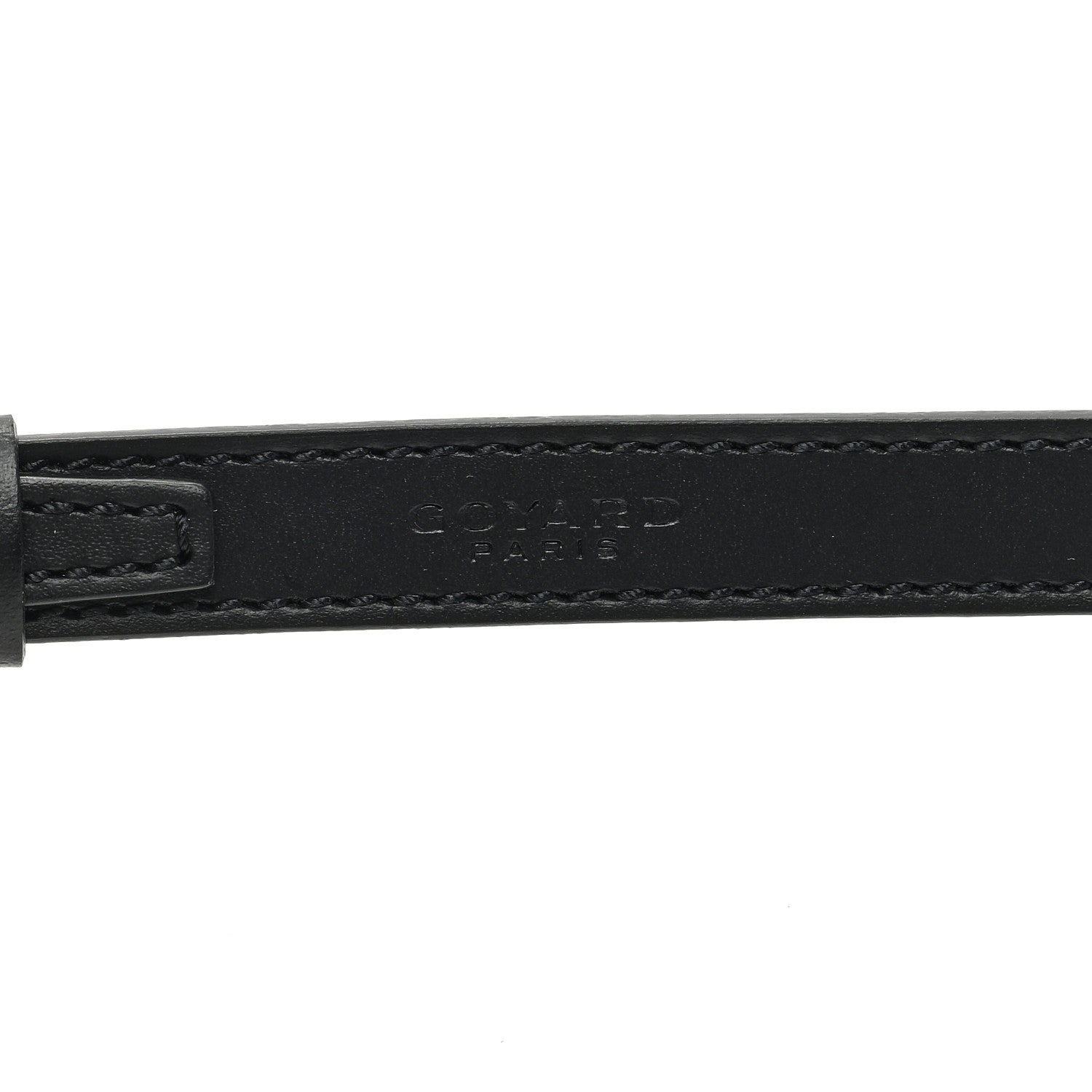 Goyard Calfskin Adjustable Shoulder Strap Black 3 of 4