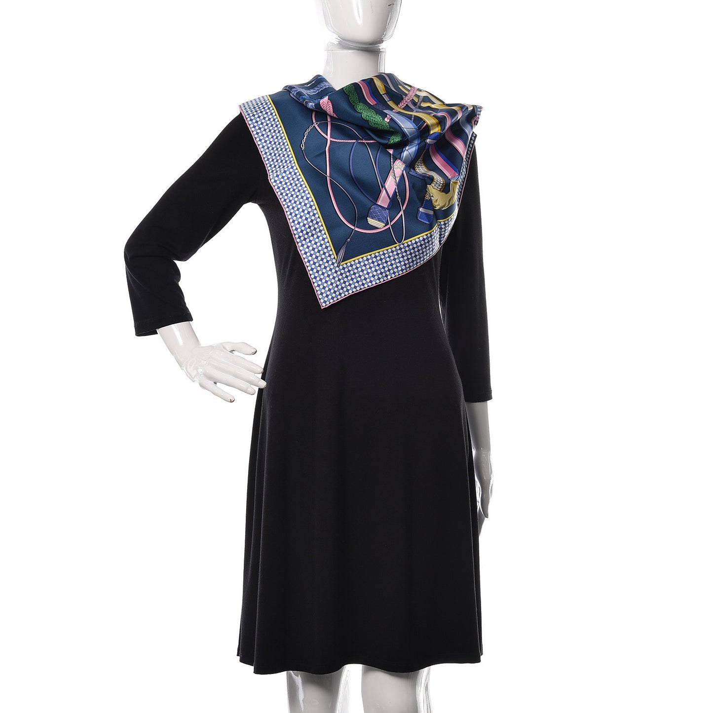 Silk Fouets et Badines Scarf 90
