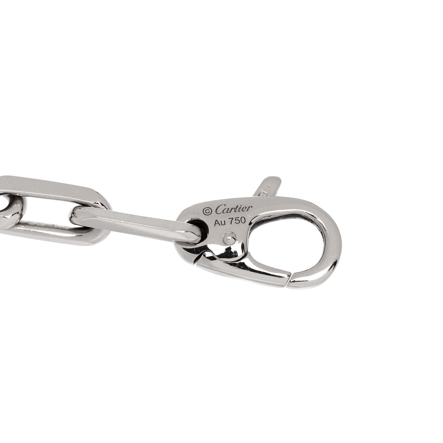 Cartier 18K White Gold Santos de Cartier Bracelet 5 of 5