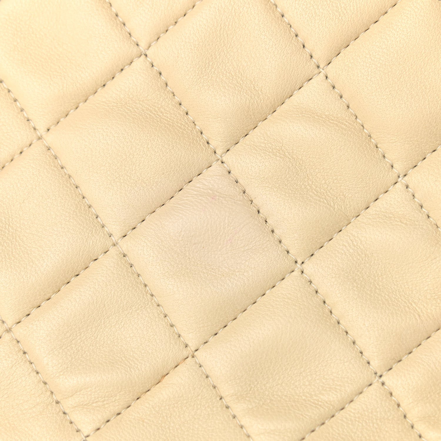 Chanel Lambskin Quilted Medium Double Flap Light Beige 18 of 21