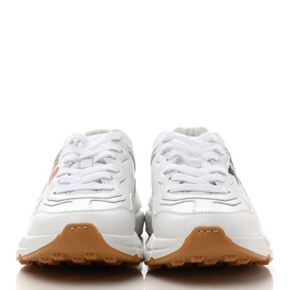 Gucci Calfskin Worldwide Womens Rhyton Sneakers 36 Great White 2 of 9