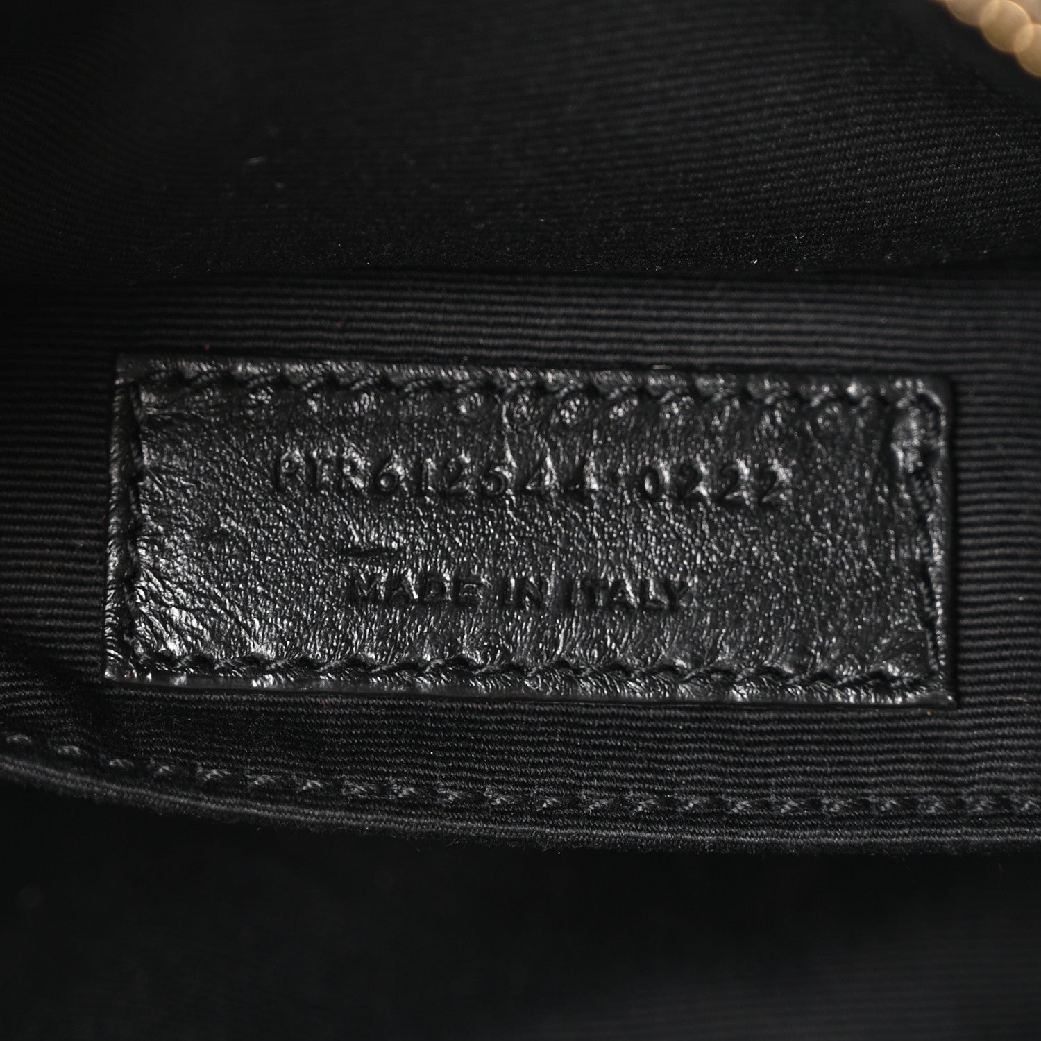 Saint Laurent Calfskin Matelasse Monogram Lou Camera Bag Black 7 of 10