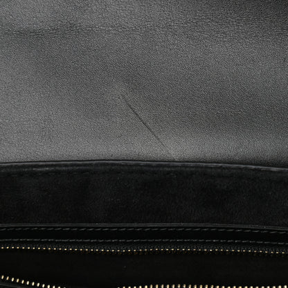 Christian Dior Calfskin D Fence Saddle Bag Black 11 of 11