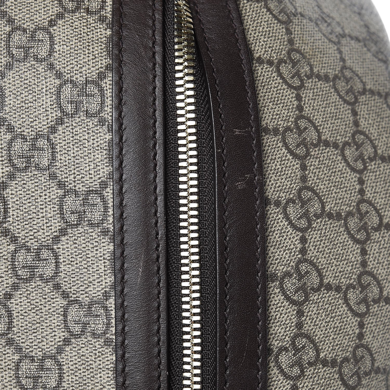 Gucci GG Supreme Monogram Large Day Backpack Brown 9 of 11