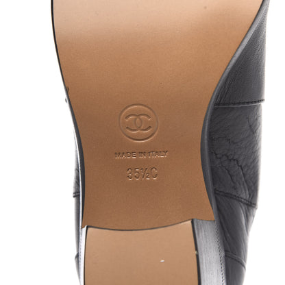 Chanel Calfskin Elastic Short Boots 35.5 Black 6 of 9