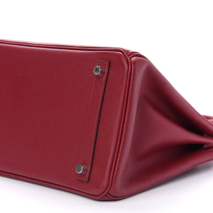 Hermes Epsom Birkin 30 Rouge Grenat 10 of 14