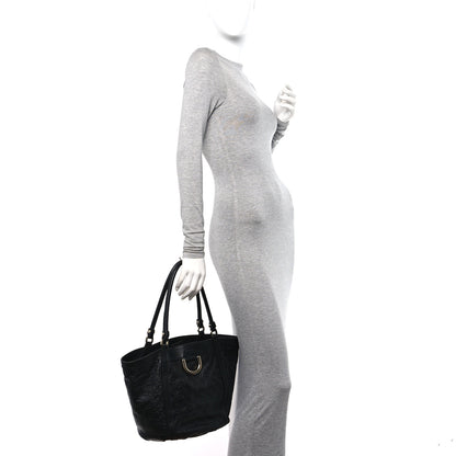 Gucci Guccissima Medium D Gold Tote Black 2 of 10