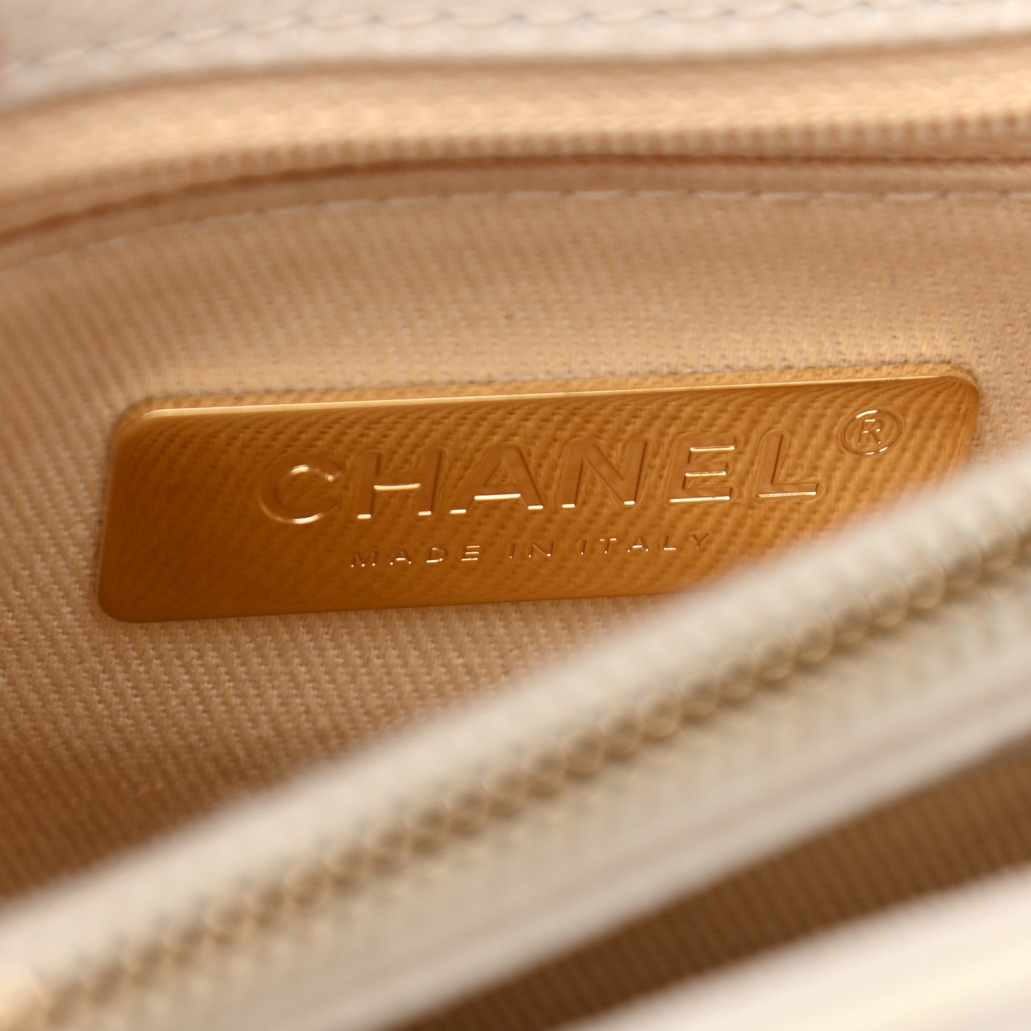 Chanel Grained Calfskin Small Stitched Flap White 8 of 13