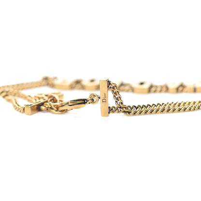 Christian Dior Metal J'Adior Choker Necklace Aged Gold 3 of 4