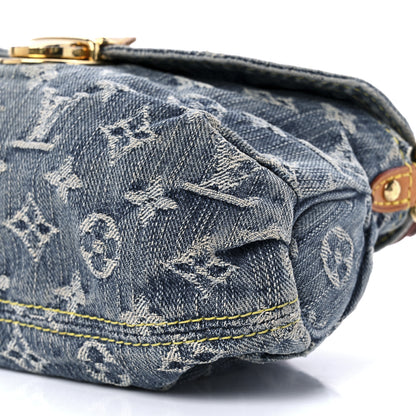 Louis Vuitton Monogram Denim Mini Pleaty Blue 8 of 8
