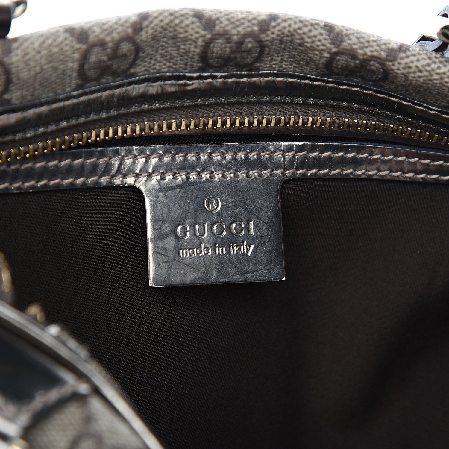Gucci GG Plus Monogram Medium Joy Boston Dark Brown 5 of 12