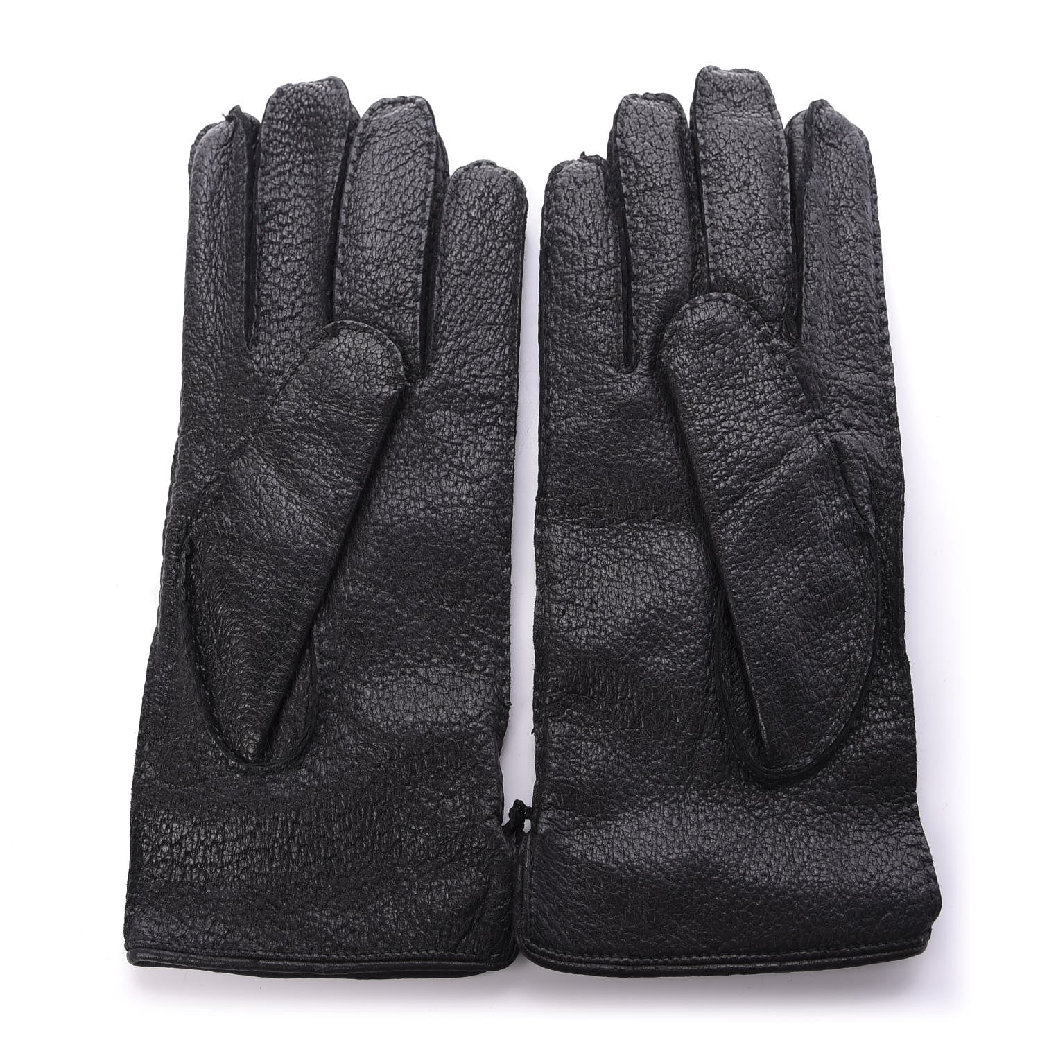 Gucci Nappa Bee Embossed Gloves Medium Black 1 of 4
