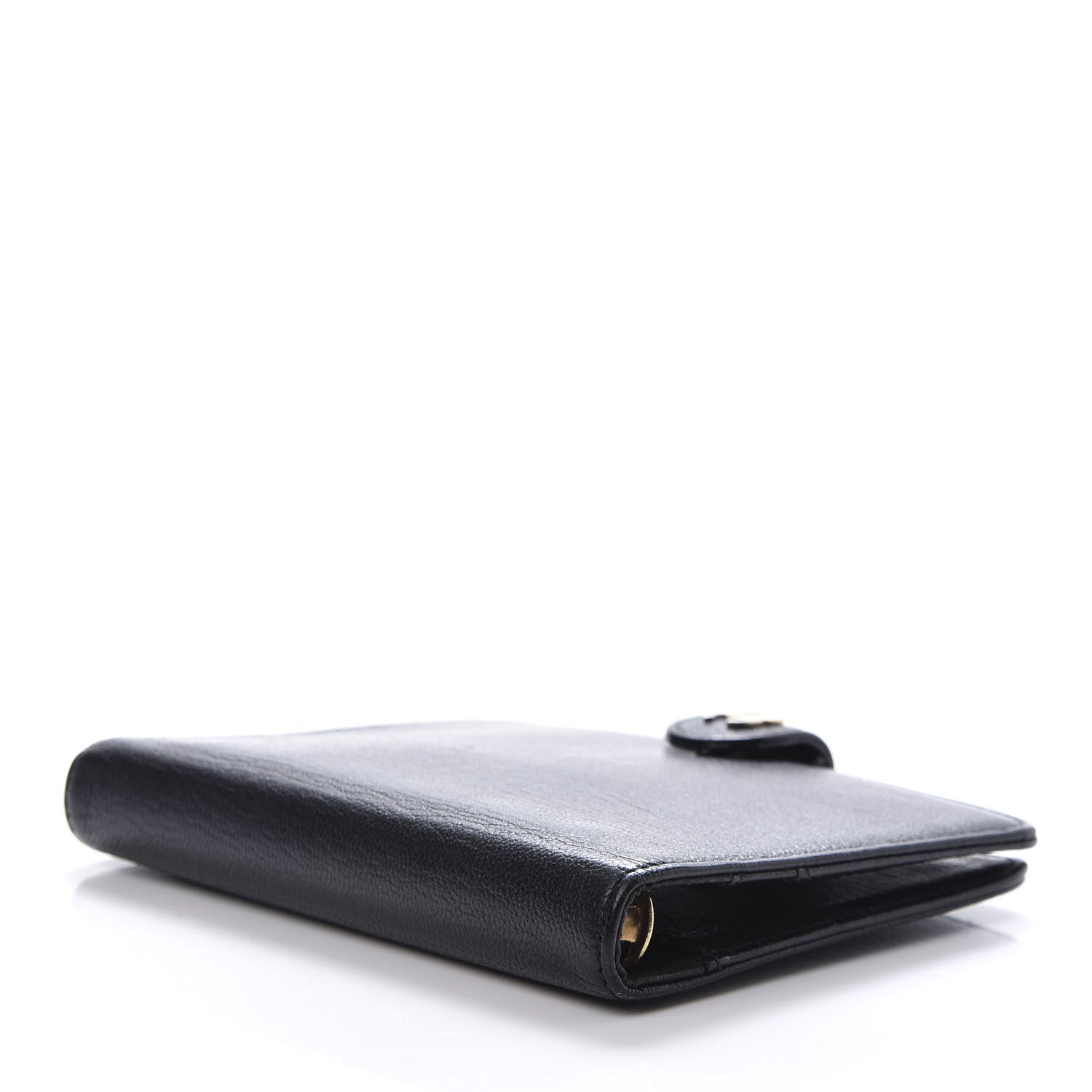Chanel Goatskin Small Ring Agenda Planner Black 4 of 6