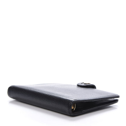 Chanel Goatskin Small Ring Agenda Planner Black 4 of 6