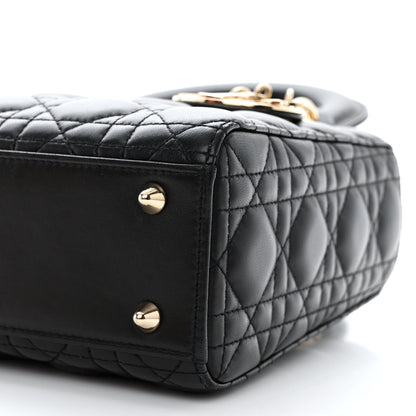 Christian Dior Lambskin Cannage Small My ABCDior Lady Dior Black 10 of 12