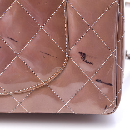 Chanel Patent Quilted Medium Single Flap Beige 22 of 24