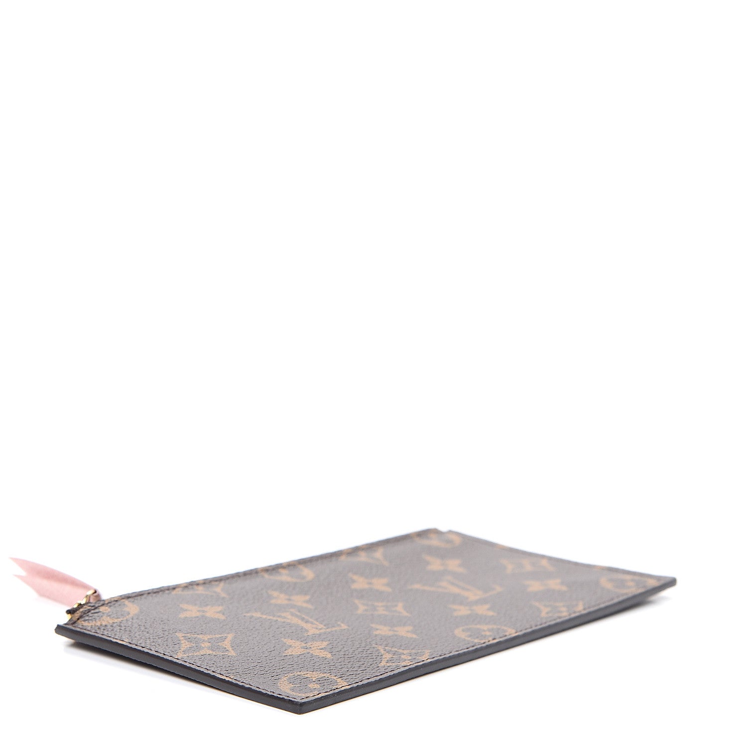 Louis Vuitton Monogram Felicie Chain Wallet Zippered Insert Rose Ballerine 3 of 6