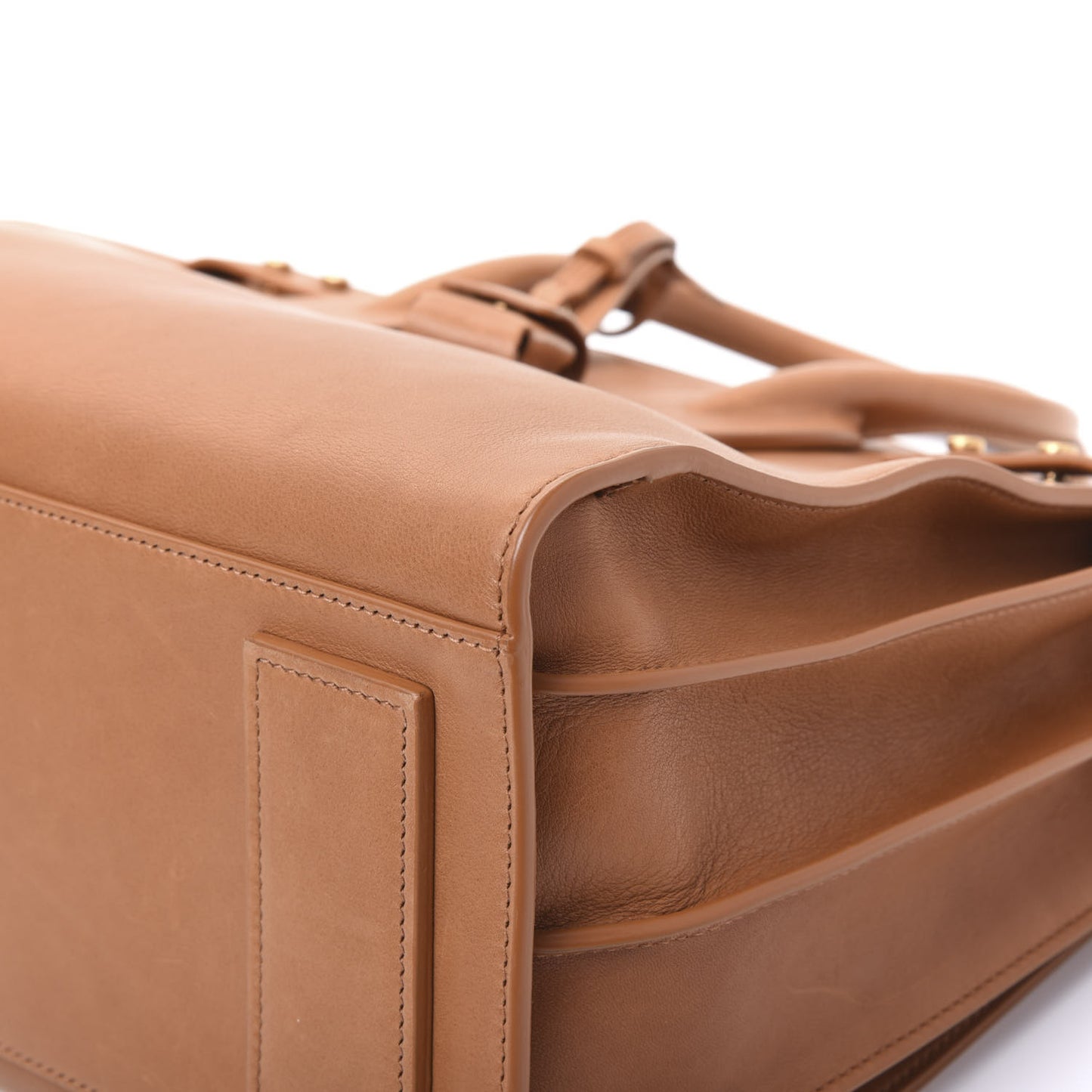 Smooth Calfskin Small Supple Sac De Jour Tan