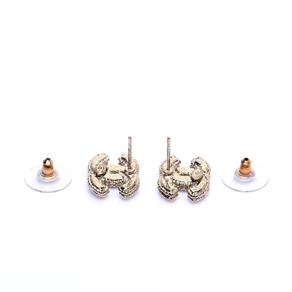 Chanel Pearl CC Earrings Gold 3 of 5