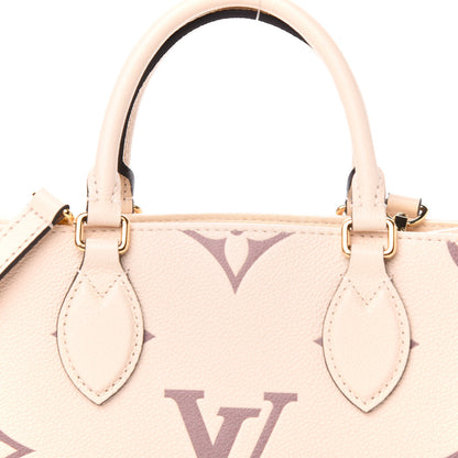 Louis Vuitton Empreinte Monogram Giant Onthego PM Creme Bois De Rose 11 of 11